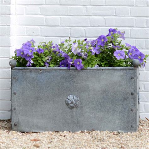 galvanized steel planter box how to open plug|galvanized trough planter reviews.